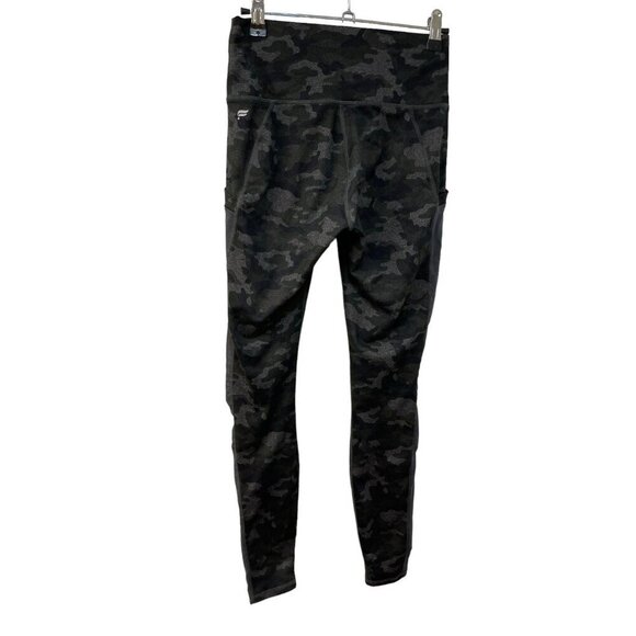 Fabletics High-Waisted PowerHold 7/8 Leggings in Dark Olive Camo Small - Picture 6 of 7